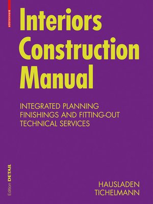 cover image of Interiors Construction Manual